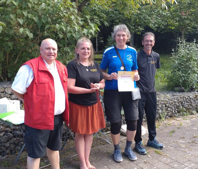 Siegerehrung Blankbogen Master weiblich